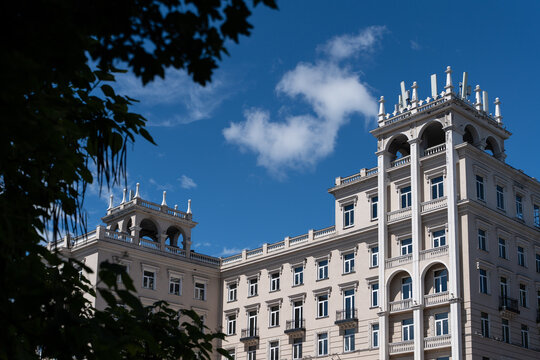 Architecture of old Tbilisi, capital city of Georgia