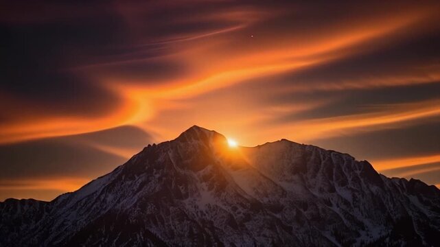 Soft glowing nebula ribbons over layered haze creating deep atmospheric space with gentle motion
