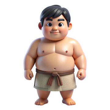 3d japanese sumo wrestler 