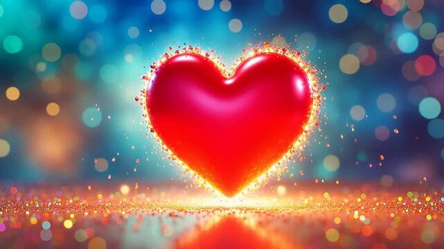 Bouncing Heart Cascade