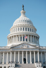 Obraz premium The U.S. Capitol Building, a landmark building in Washington, D.C.