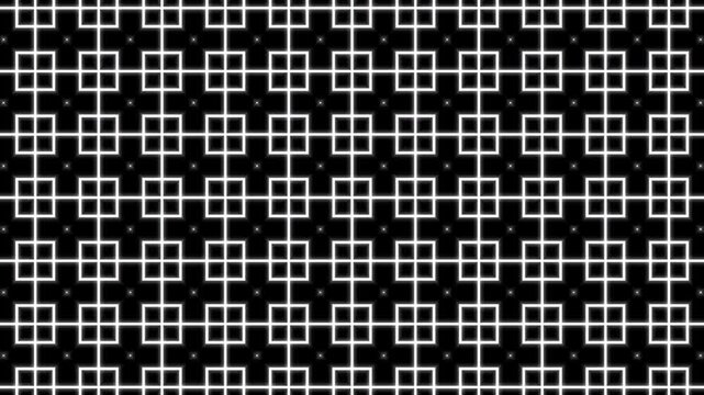 Sophisticated hexagonal data grid background. Abstract technology mesh for blockchain, AI presentation, and data center visuals. Loop.