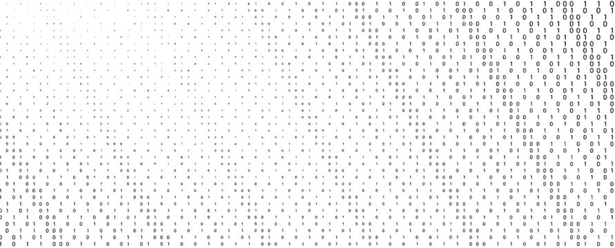 Polka dot pop art halftone pattern. Black and white illustration
