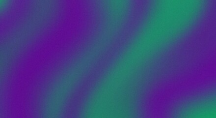 Obraz premium Blue and green abstract light background with soft glow and bokeh effect Grainy Noise Texture Design for Retro Poster Header and Web Backdrop