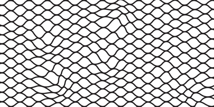 Mesh texture for fishing nets. Seamless pattern for sportswear or soccer goal, volleyball net, basketball hoop, hockey, athletics. Abstract net background modern arts