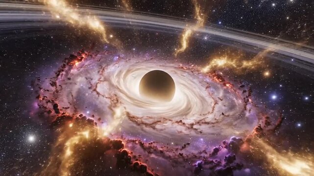 Supermassive black hole accretion disk with powerful cosmic jets