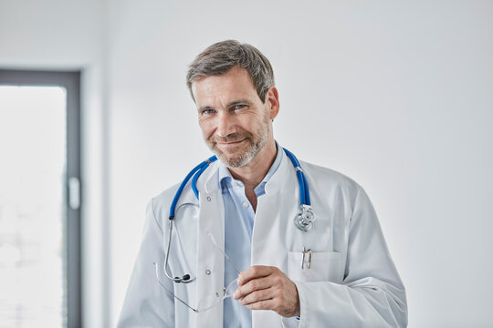 Internist with stethoscope