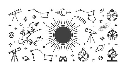 Astronomy & Exploration Icons © Arga Pratama