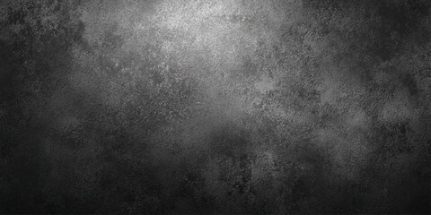 Fototapeta premium Vintage concrete wall background featuring rough cement texture. abstract gray and black old grunge surface weathered design.
