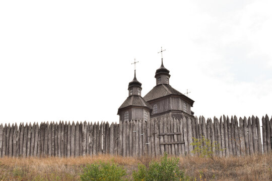 Wooden church of Cossack era historical and cultural.