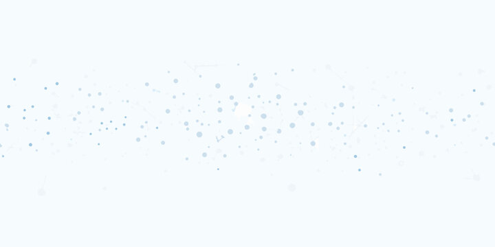 network connection dots abstract panoramic blue dot