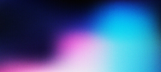 Obraz premium Abstract background design featuring a vibrant smooth gradient of deep blue and bright purple hues with a subtle grainy texture for a modern artistic visual display