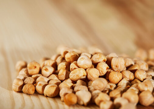 Close up hummus background, hummus seeds. Macro shot. Healthy eating concept