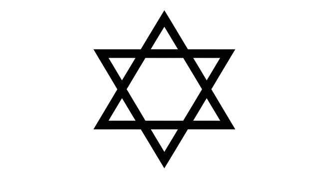 Star of David Jewish Symbol.