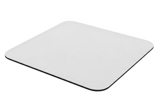 Minimalist modern square mousepad on clean surface