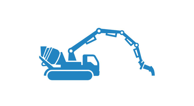 Excavator Machine Heavy Equipment Construction.
