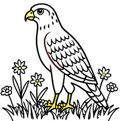 Fototapeta premium a beautiful hawk 