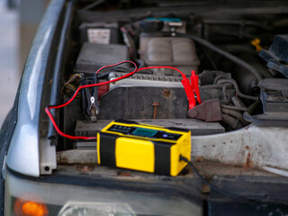 Obraz premium starting a dead battery