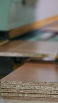 Preparation of wooden furniture parts on the factory