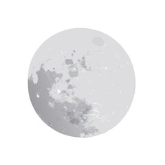 full moon silhouette on black background astronomy © Nayon