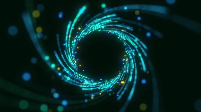 ブルーグリーンスパイラル