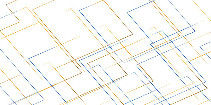 Abstract architectural background featuring a technical blueprint pattern with blue lines for engineering design and house construction project planning