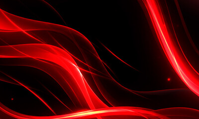 Obraz premium Abstract Glowing Geometric Technology Background