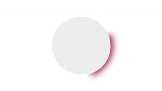Dynamic red glowing gradient circle animation with rotating blur motion on transparent background. Ideal for energetic loading visuals, countdown graphics, modern interfaces and cinematic motion 