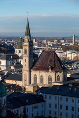 The Franciscan Church, Franziskanerkirche is one of the oldest churches in Salzburg, Austria © EnginKorkmaz