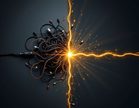 Electric Surge Among Tangled Audio