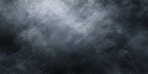 Fototapeta premium Vintage concrete wall background featuring rough cement texture. abstract gray and black old grunge surface weathered design.