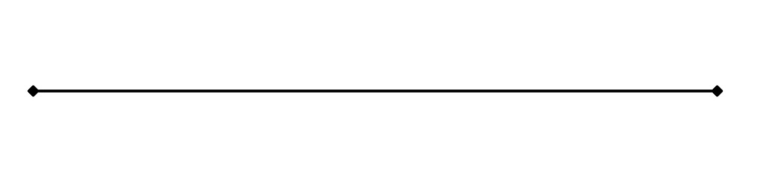 Minimal Line Icon. Dot End Connector Design. Thin Vector Illustration. Black Line Art Style
