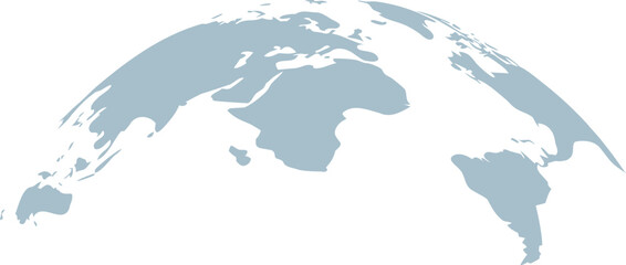 Abstract world globe background with simplified continent shapes and global geography design. Modern international business and communication concept for presentations. Clean vector graphic  © Parul