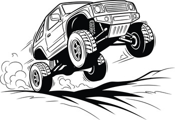 Minimalist comic book explosion cloud black and white line art vector © Vhya