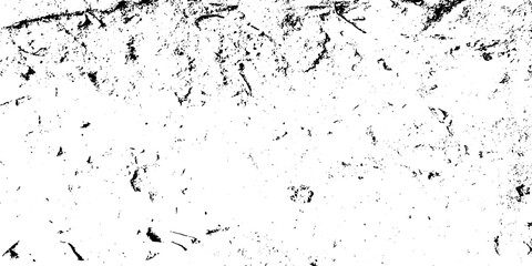 Fototapeta premium Dust overlay distress grungy effect paint. Black and white grunge seamless texture. Dust and scratches grain texture on white and black background.