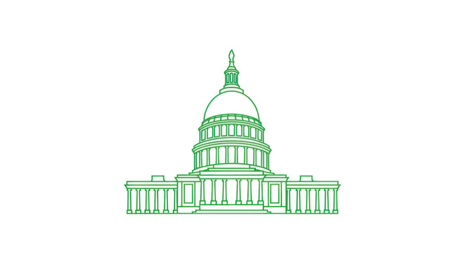 US Capitol Building Washington DC Architecture.