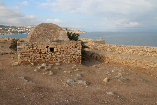 common at the venetian fortress in rethymno in crete in greece