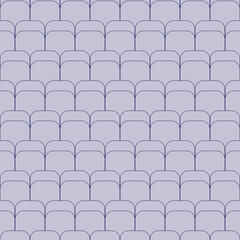 Obraz premium Seamless pattern with line ornament on blue background