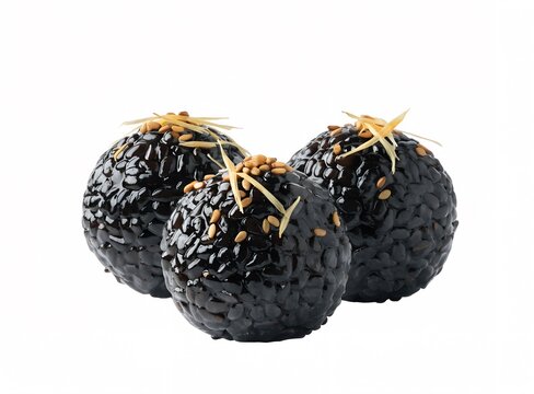Sweet Black Rice Balls