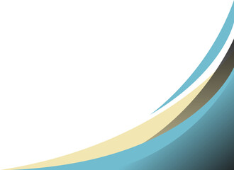 Obraz premium Abstract Curve Corner