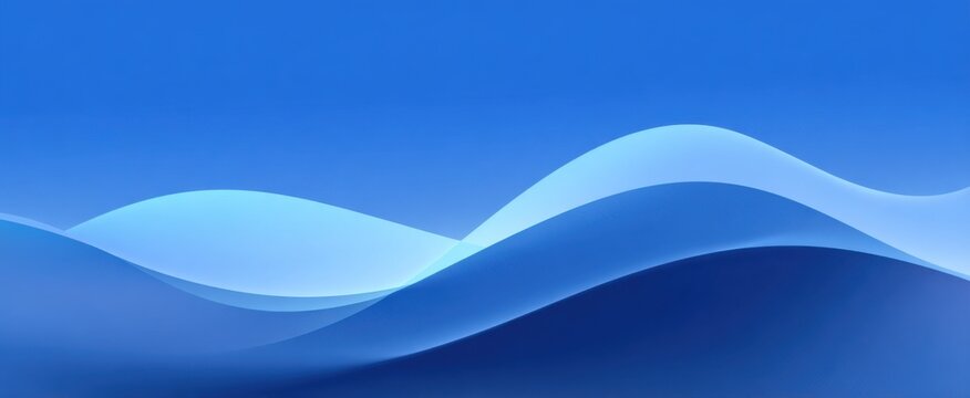 Dive into an abstract blue gradient wave background perfect for digital design playgrounds.