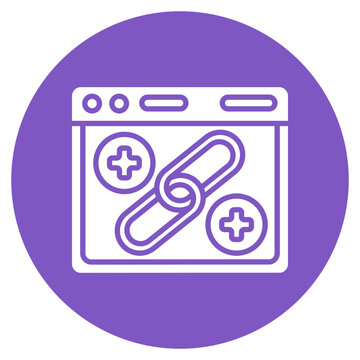 Link Building Vector Icon