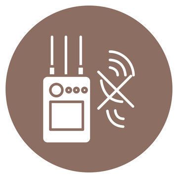 Signal Jammer Vector Icon