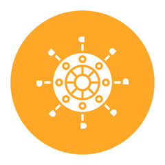 Obraz premium Ferris Wheel Vector Icon