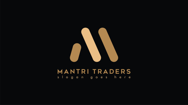 Minimal Innovative Initial MA logo and AM logo. Letter M MA AM creative elegant Monogram. Premium Business logo icon. Black color on background. M LOGO