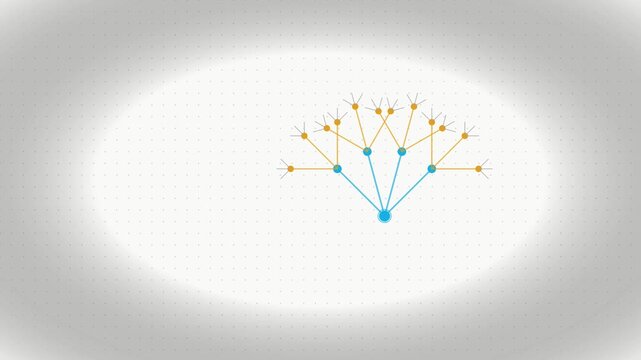 Fractal Mind Map Expanding Node Network