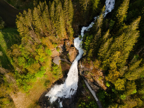 Steindalsfossen, Wasserfall Norheimsund, Norwegen
