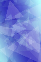 Fototapeta premium An abstract blue geometric polygon pattern with soft gradients and sharp facets, creating a modern, calm backdrop ideal for headlines and design layouts.