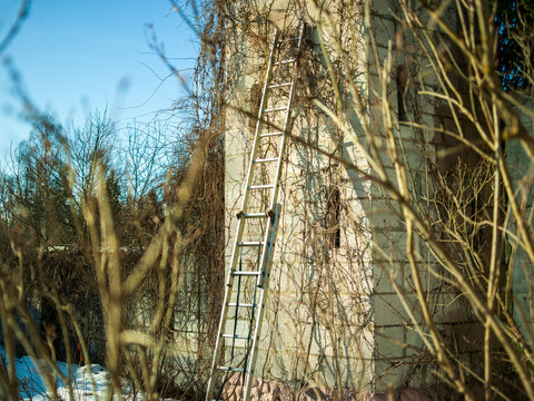 collapsible aluminium ladder