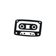 Obraz premium Retro Cassette Tape Icon